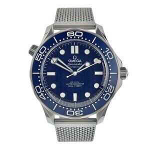 Omega Seamaster Steel Blue Dial 42mm Automatic Mens Watch 210.30.42.20.03.002